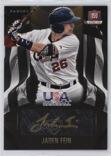 2015 Panini USA Baseball Black Gold Signatures 35/49 Jaden Fein #9 Auto 0a7