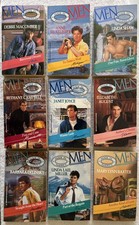 Lot of 9 PBs: HARLEQUIN Men: Made in America Paperbacks, 1993-1994, #16