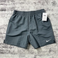 NWT Nike Swim Volley Shorts - 7" Inseam - Grey - Men's Large - NESSE451-051
