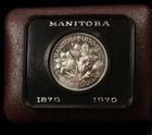 1870 - 1970 MANITOBA Centennial Canadian CANADA Silver Dollar Coin Display Case