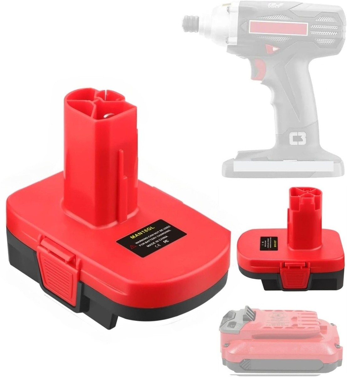 MAN18GL Adapter Craftsman 20V V20 Battery to for Craftsman 19.2v