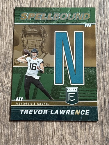 2022 Panini Donruss Elite TREVOR LAWRENCE Green Spellbound COMPLETE SET (8) JAX - Picture 13 of 18