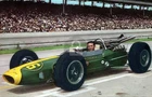 Jim Clark #6 Indy 500 Car Indianapolis Lotus-Ford 1965 RPPC Photo Postcard COPY