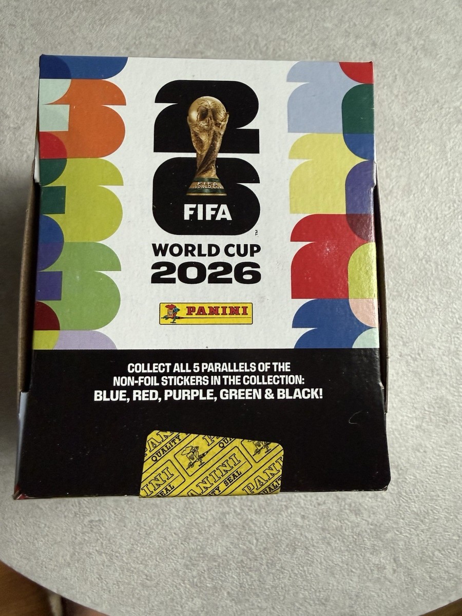 2026 PANINI FIFA World Cup Sticker Collection Box of 50 Sticker