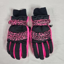 Vintage 90s Skiing Snow Winter Thermal Gloves Thinsulate Pink LG