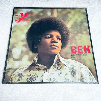 Michael Jackson ''Ben'' 1972 LP, SEALED!, 2nd Press, Motown, Moisture lower left