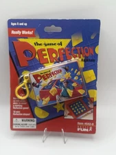 Perfection Mini Keychain Game New Sealed Basic Fun 5420 Retro Toy