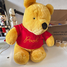Disney Winnie the Pooh Large Plush Stuffed Bear 1996 Vintage MPN W9325