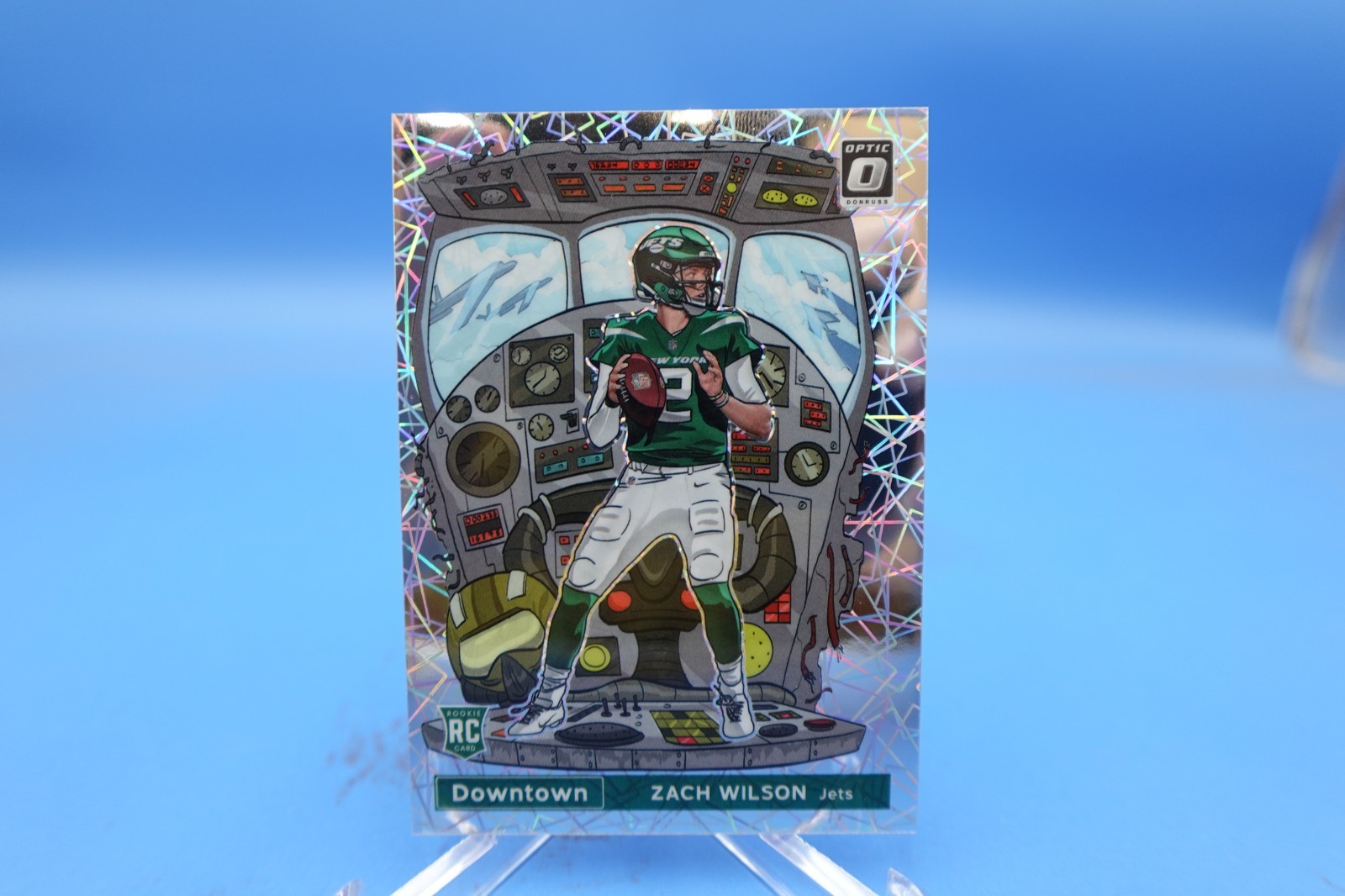 2021 Donruss Optic Downtown Zach Wilson #DT-34 Prizm
