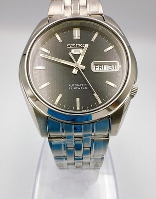 SEIKO 5 Automatic Watch 7S26-01V0 21 JEWELS Black Dial from Japan
