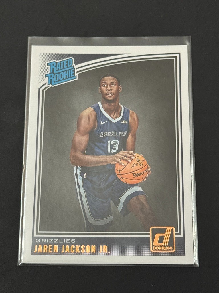 2018-19 Panini Donruss #188 Jaren Jackson Jr. Rated Rookies Grizzlies