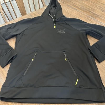 Ice peak Sportswear Men s Sweatshirt Hooded Heavy Thick Warm Zipper Pockets EUC