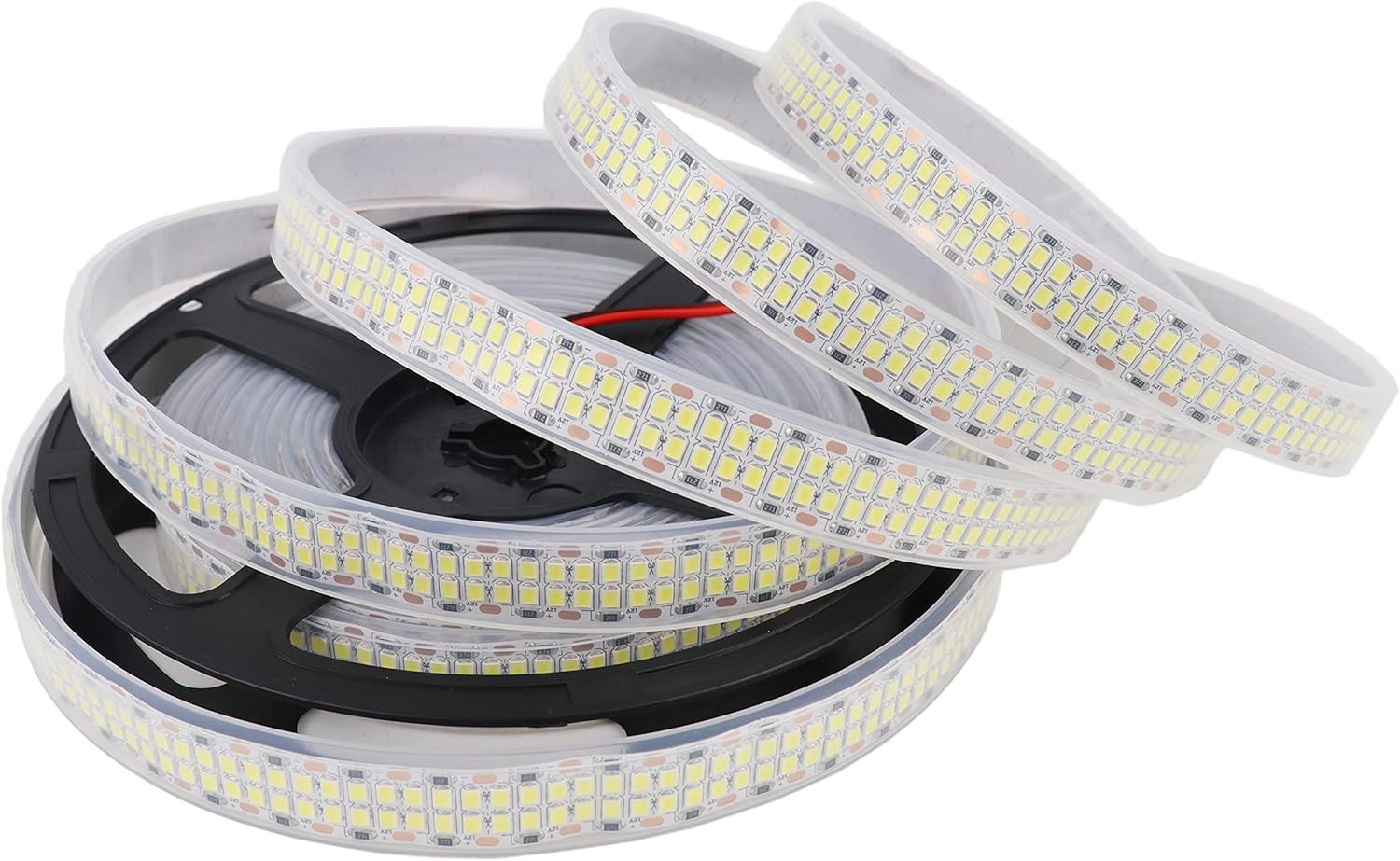LED Strip Lights Cold White 6500K 16.4Ft Double Row 2835 SMD 2400Leds DC 12V