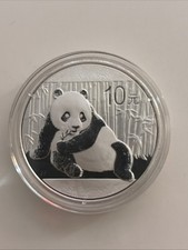2015 1oz 10 Yuan China Silver Panda Coin BU in Capsule