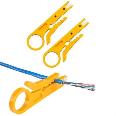 VANICE Mini Wire Stripper 3 Pack Network Wire Stripper Punch Down Cutter for Net