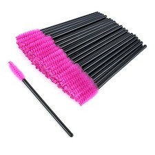 50 Stück Wimpernbürsten Wimpernbürstchen W...