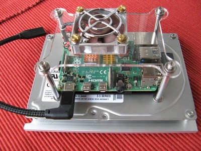 Raspberry Pi 4   8 GB RAM Edelstahl/Alu-DIY-Edition