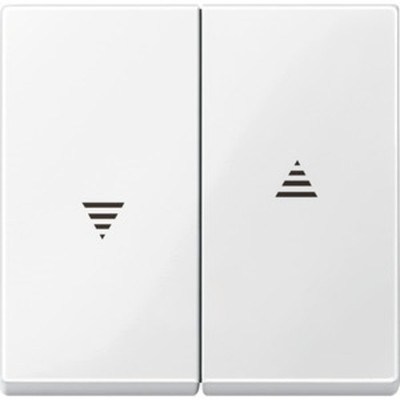 1St. Merten 432419 Wippe für Rollladenschalter und -taster, polarweiß glänzend, 
