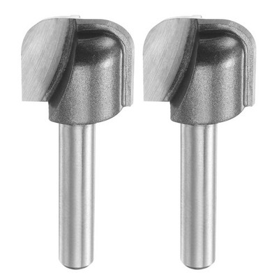 2Pcs Bowl and Tray Bit 3/4'' Dia 1/4'' Shank Carbide Tipped CNC Router Bits