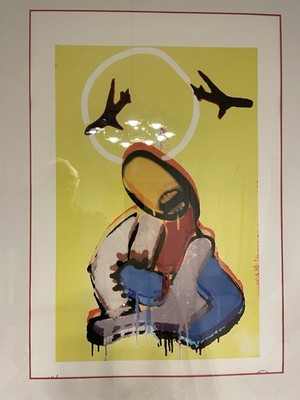 Robert del Naja (3D) Banksy Associate  Help 95  Limited 200
