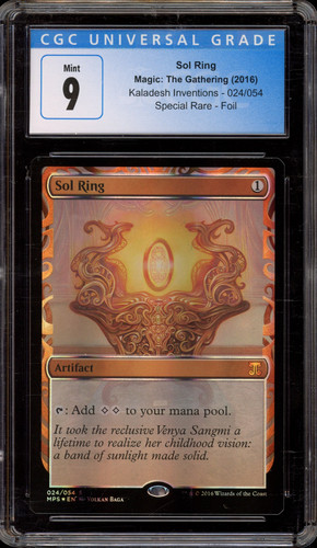 Magic the Gathering MTG Sol Ring Kaladesh Inventions Spec. Rare Foil #024 CGC 9 - Bild 1 von 2