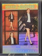 2025 Panini Caitlin Clark Chronicled #64 “Dress Success SILVER HOLO FOIL FEVER