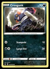 Croagunk Normal Common SWSH01: Sword & Shield Base Set 123/202 NM