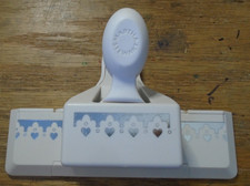 Martha Stewart HEART Edge Border punch around the page VALENTINE LOVE Scrapbook