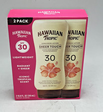 Hawaiian Tropic Sheer Touch Lotion Sunscreen SPF 30, 10.8 fl oz, 2-pack 1.84 per gallon