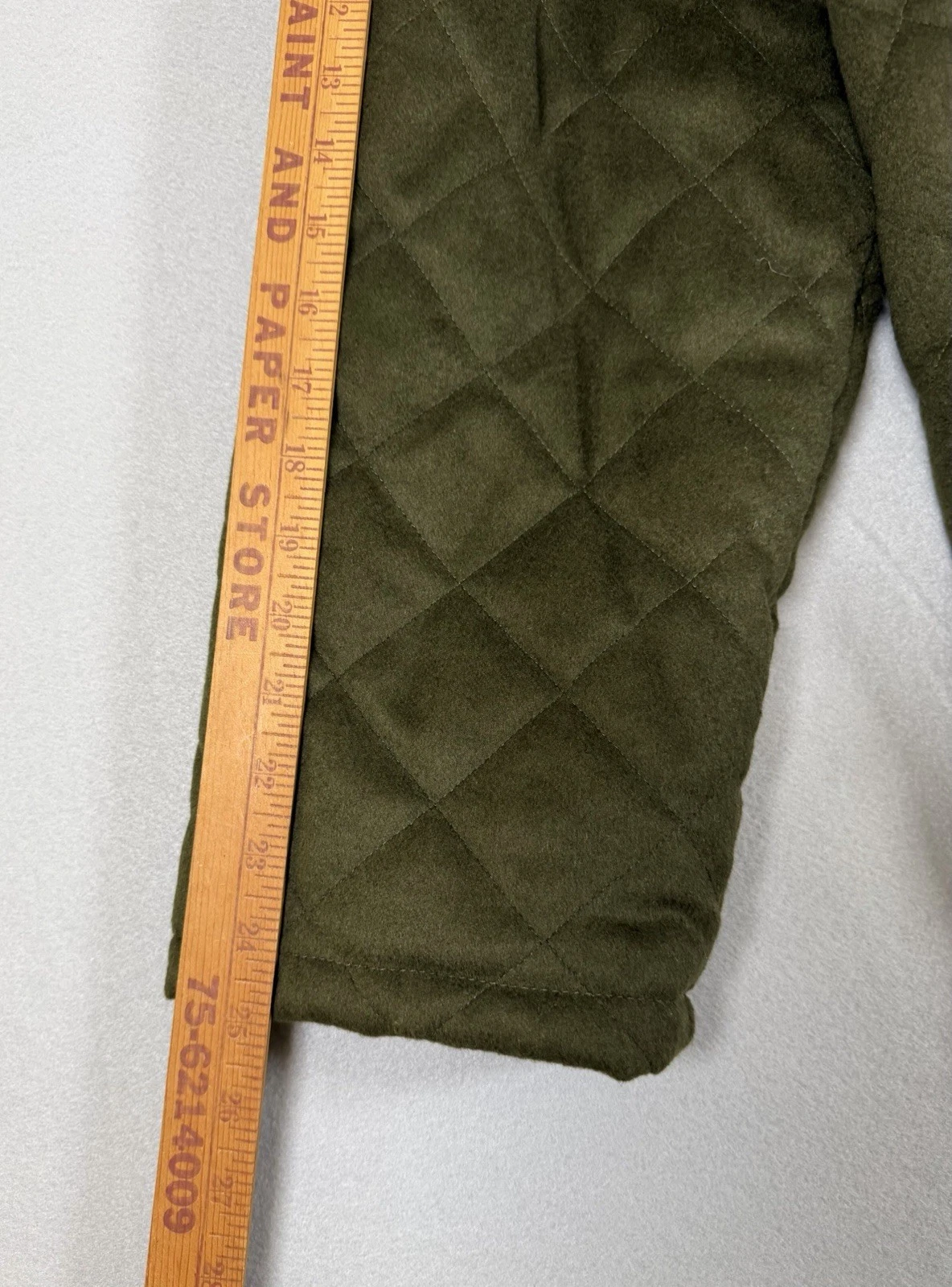 Beretta Sport Thermore Quilted Field Jacket Mens Cashmere Olive Green 54 Italy - product detail image 5