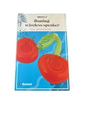 Vivitar Floating Wireless Bluetooth Speaker Cherry IPX5 Water Resistant NEW