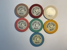 Nevada Club, Reno roulette chips. - Table C