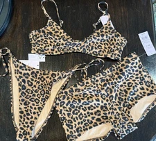 Wild Fable Three Piece Swimming Suit Set Size M