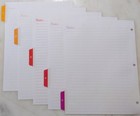 Used Avery Binder TOC and 3 sets of 5-Tab Dividers for 3-hole binder — photo 3