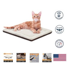 K H Self Heating Cat Bed Pad 21x17in - Ideal for Small Pets, Easy Care  Warmth