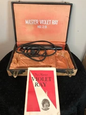 Antique Master Violet Ray No. 2B Energy Device - Tesla