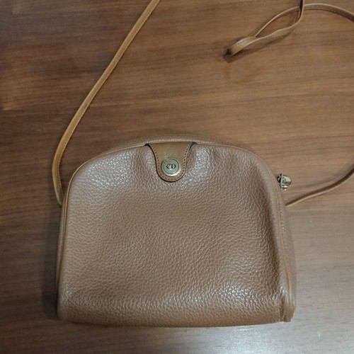 Christian Dior Schultertasche Handtasche CD Leder Braun Original - Bild 10 von 24