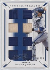 2019 Panini National Treasures Game Gear Material Eights 69/99 Danny Jansen 5w7