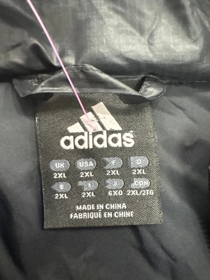 Adidas пуховик куртка мужская черный с капюшоном теплый пальто - Изображение 3 из 4