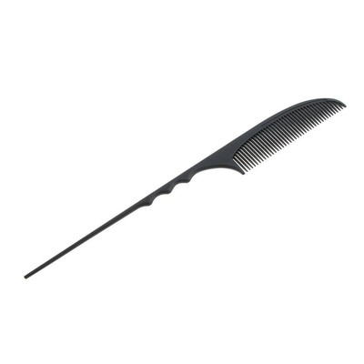 Salon Barber Carbon Fiber Hairstyling Hairdressing Comb Rat Tail Hairbrush