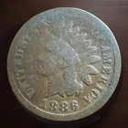 1886 TYPE 1 Indian Head Cent  | FAST SHIPPING 2717