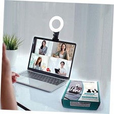 Video Conference Lighting Kit 3200k-6500K Dimmable Led Ring Lights Clip-On