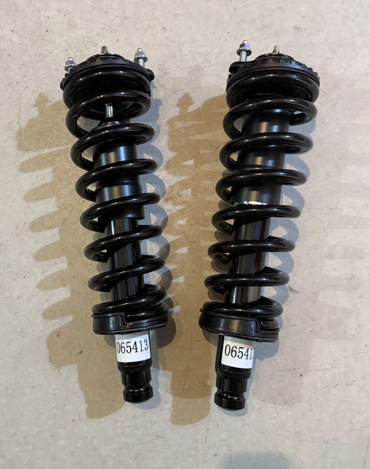 Conjunto de resorte de amortiguador de puntales delanteros de 2 piezas 171341 para Envoy Ranier Trailblazer Foto 2 de 4