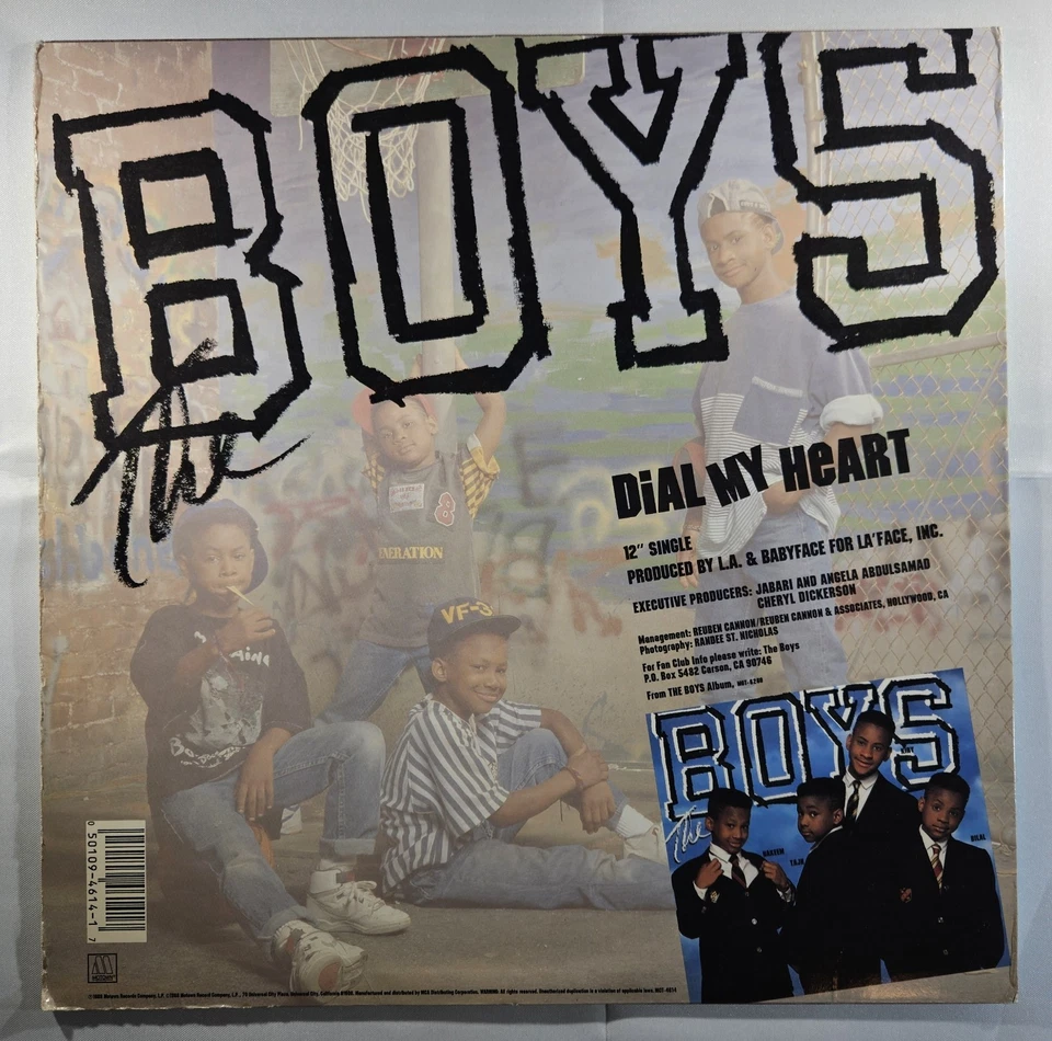 The Boys - Dial My Heart [1988 Used Vinyl Record 12" Single] Foto 2 de 4