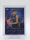 VICTOR WEMBANYAMA 2025-26 TOPPS MIDNIGHT BLACK LIGHT SPURS 1/1 Q5692