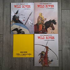 WILD RIVER 3 Alben + 3 signierte ExLibris