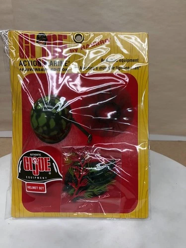 G I JOE HASBRO ACTION MARINE 40th ANNIVERSARY EDITION MARINE HELMET SET