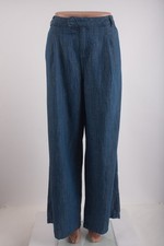 Zara Womans Jeans Size US 8 EU 40 Blue Denim High Waist Wide Leg 7484/159 NWT