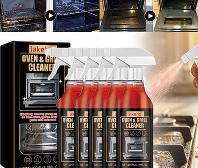 1~5x Oven & Grill Cleaner Spray, Professional Oven and Grill Cleaner 100ml