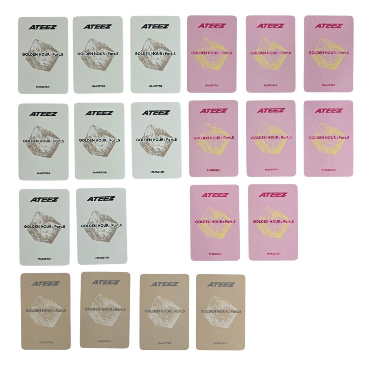 ON HAND] ATEEZ 14th Mini Album Golden Hour Part.5 Makestar 1st LD
